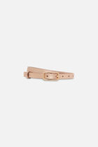 Fayla belt in split leather copper woman