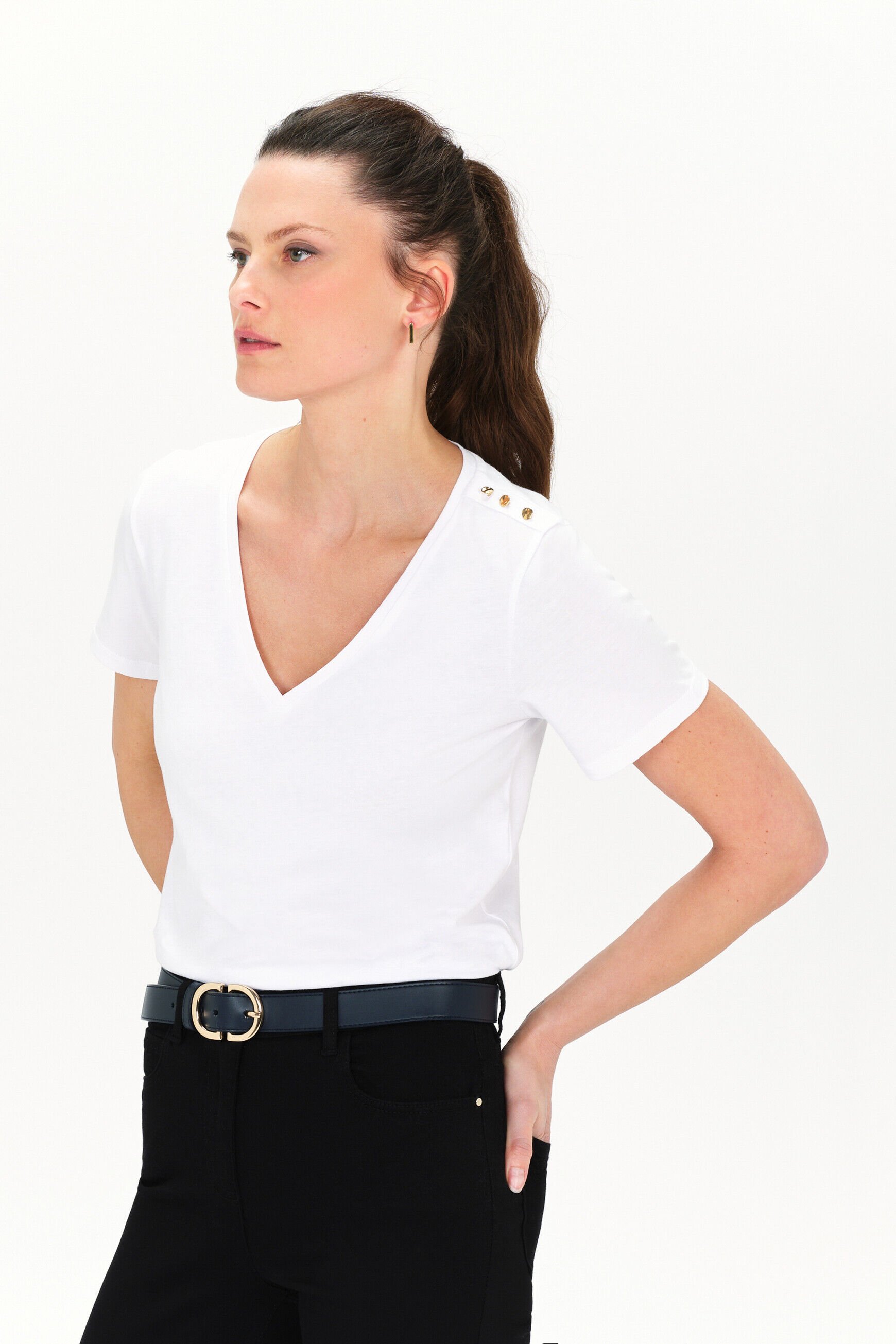 t-shirt manon blanc femme