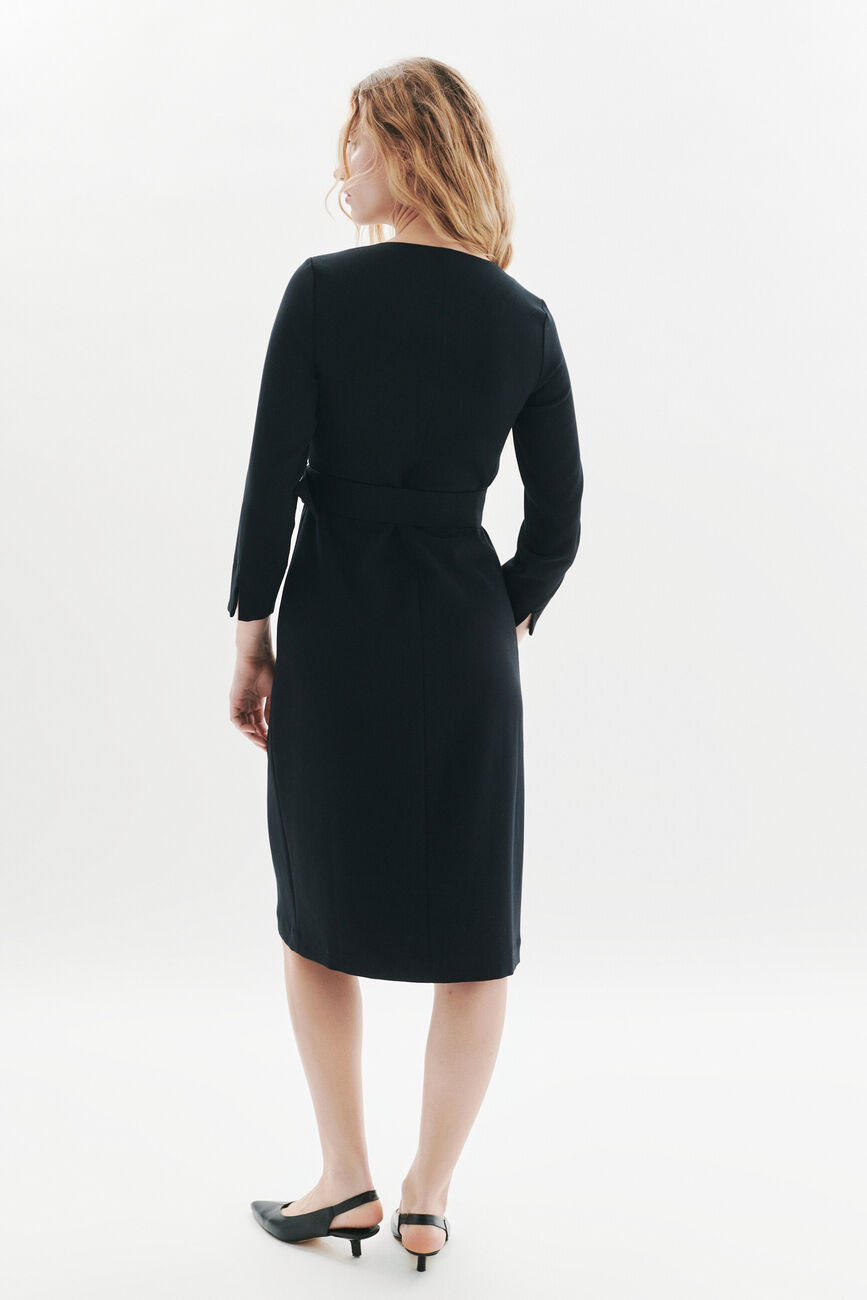Abito Rbonnie nero donna