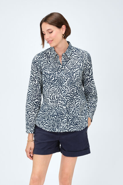 overhemd jessica1 marineblauw vrouw