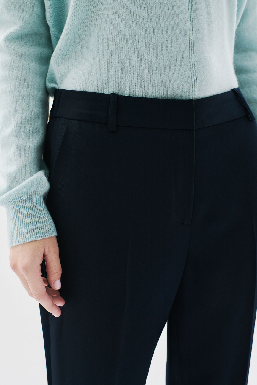 Pantal&oacute;n Pgust azul marino mujer