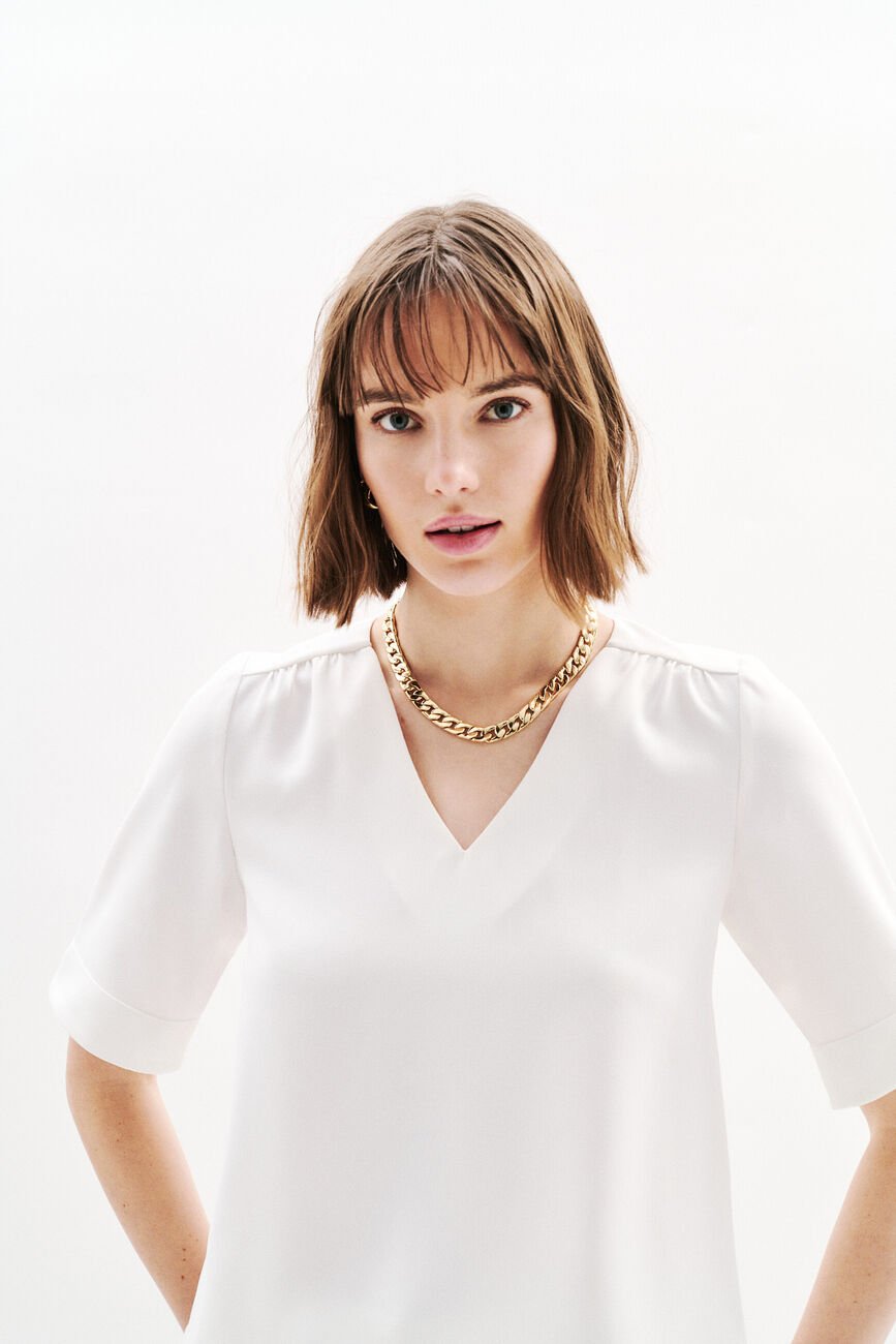Blusa Cnoe cru mulher