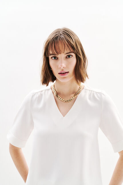 Bluse Cnoe naturfarben damen