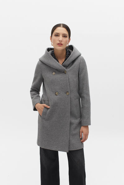 manteau acarena gris femme