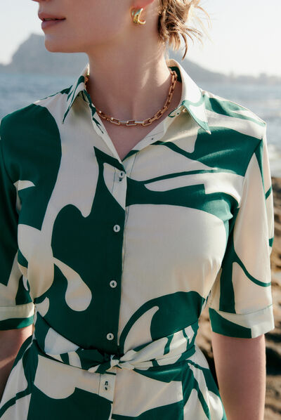 Robe ramalia vert menthe femme