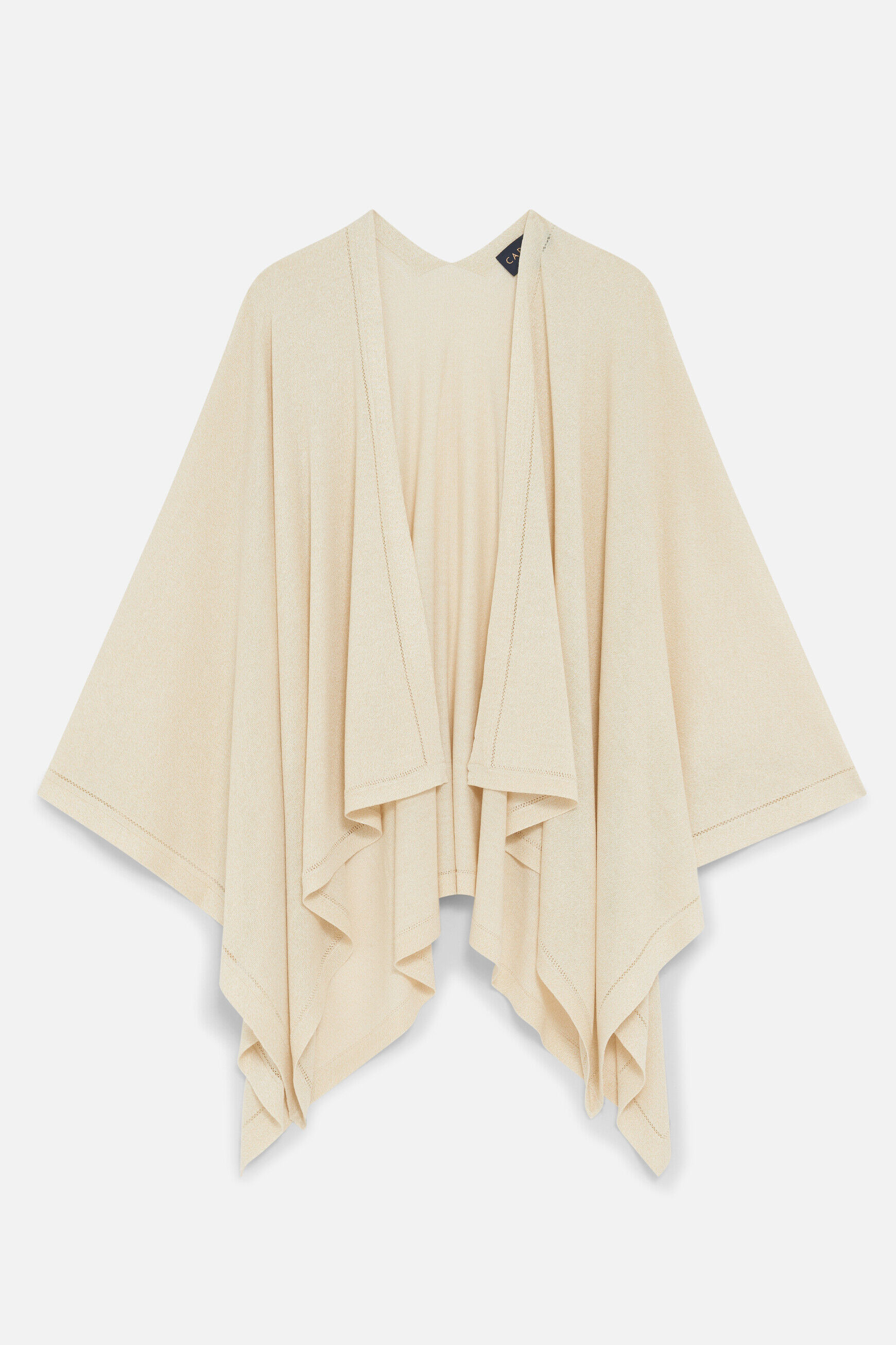 Poncho astrid ivoire femme