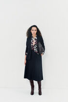 jupin skirt navy blue woman