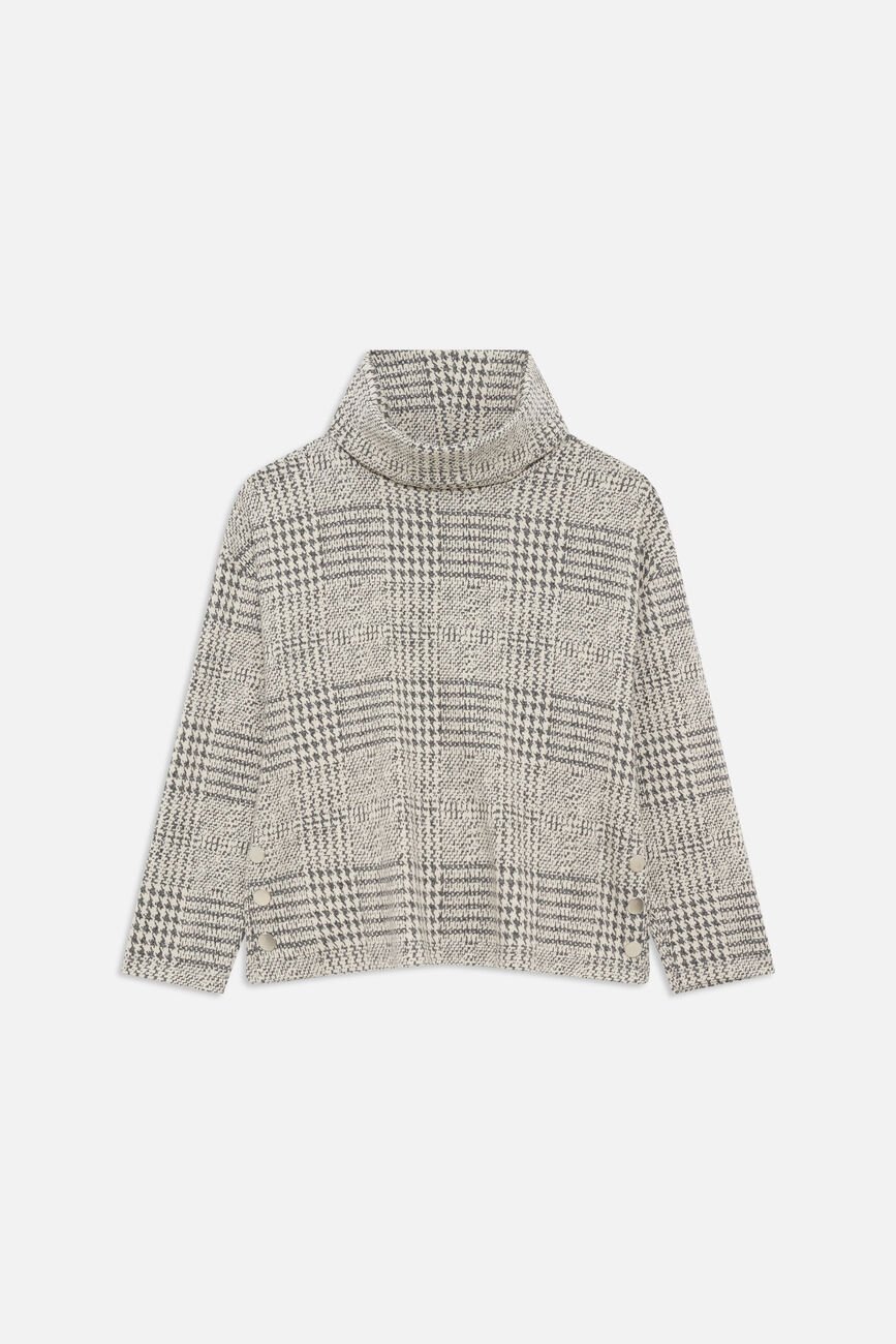 Sweatshirt Tcamo gris clair femme