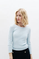 mjulietta sweater sky blue woman