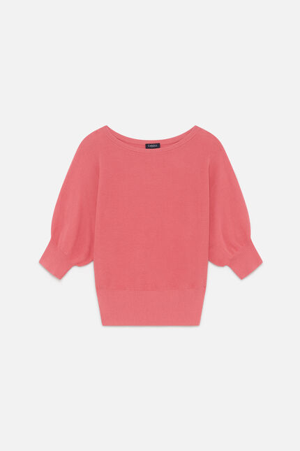 Oversized trui Joan roze vrouw