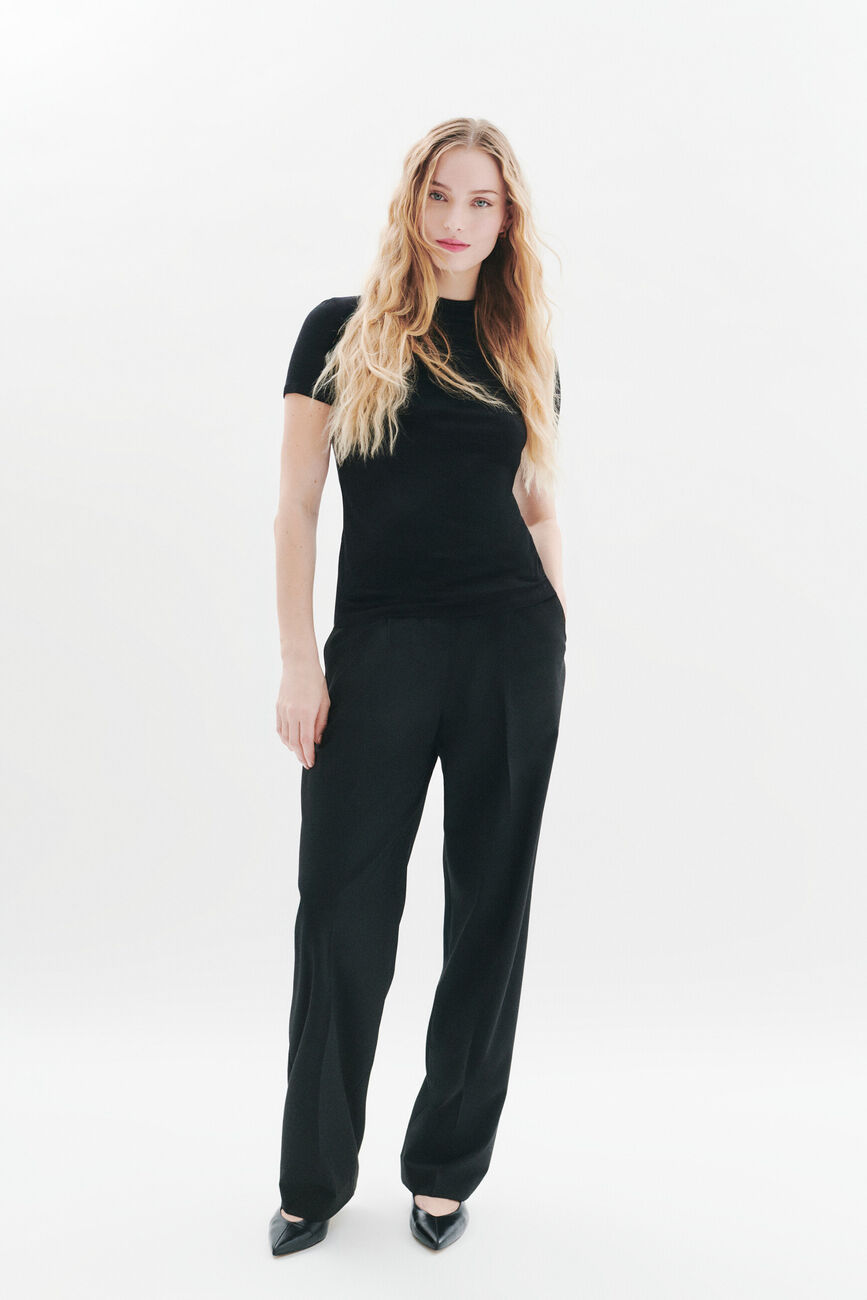 Camiseta Tmaelle negro mujer