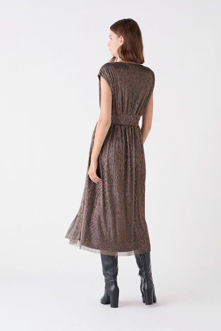 Robe rguesta couleur cuivre femme