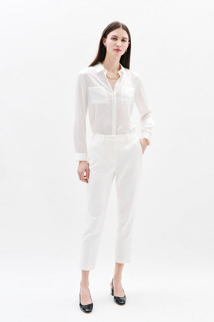 Pantaloni Psidiko2 avorio donna