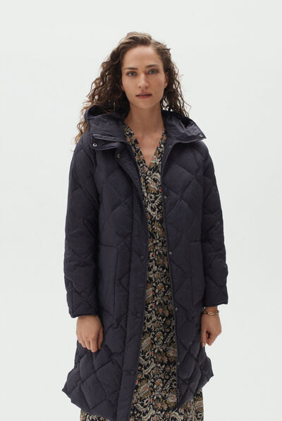 Piumino Alfred blu navy donna