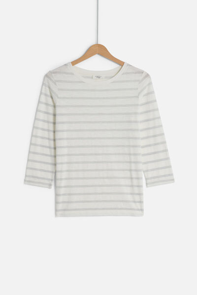 t-shirt clotilde gris argent femme
