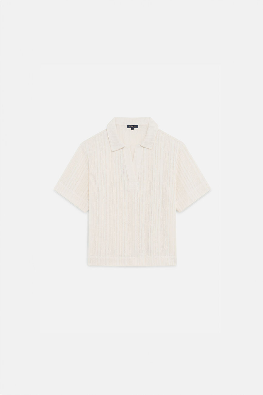 T-shirt tcraft creme femme