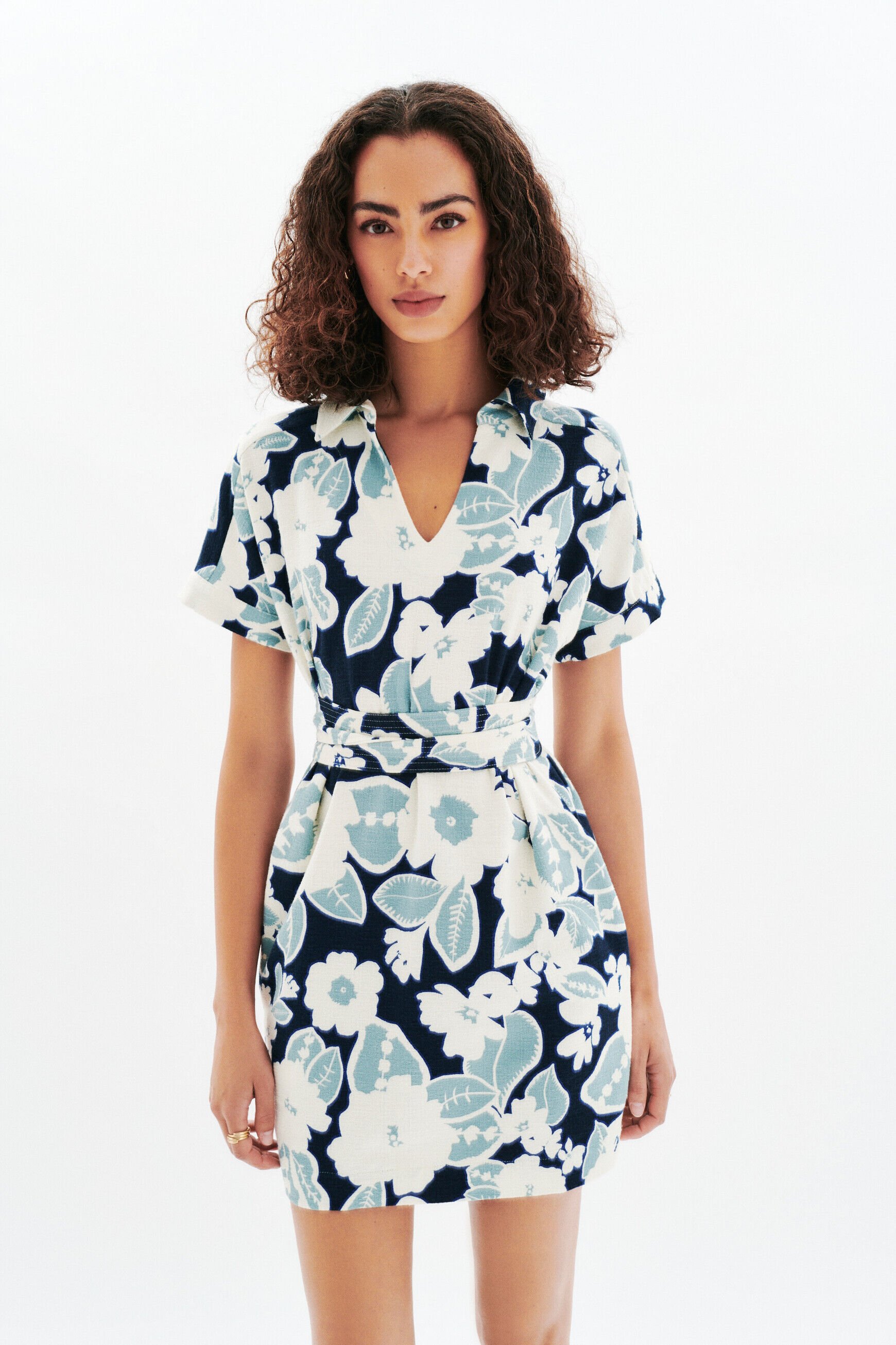 Robe Rokan bleu clair femme