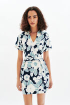Rokan dress light blue woman