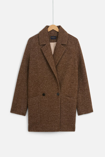 manteau jeremie vert kaki femme