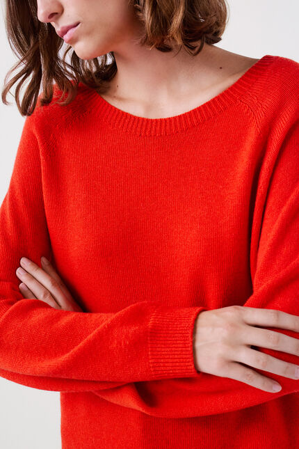 Maglione dimitri arancio donna
