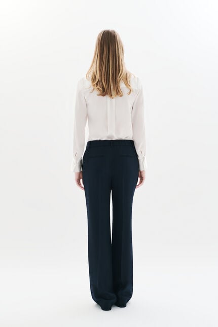 Broek Pclem marineblauw vrouw