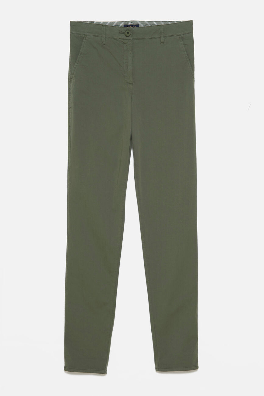 pantalon adelmo vert kaki femme