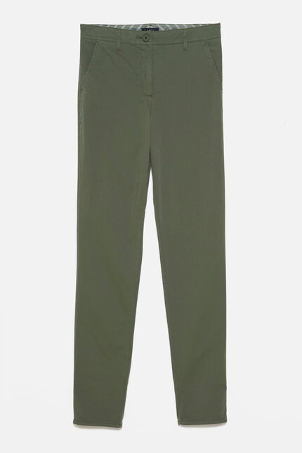 Broek Adelmo khakigroen vrouw