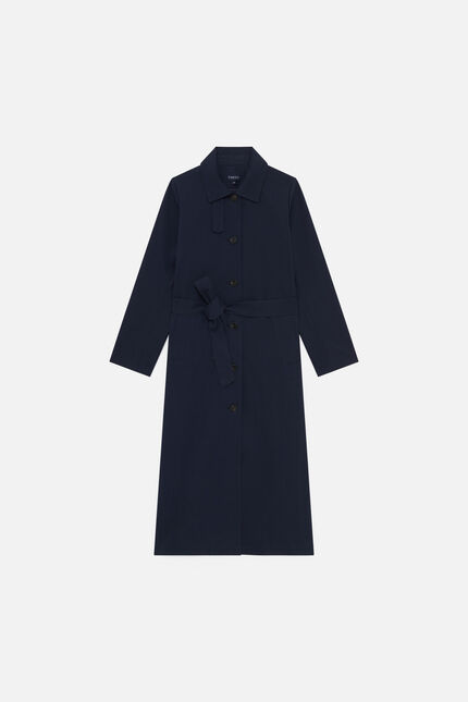 Trench Gelisolo bleu marine femme