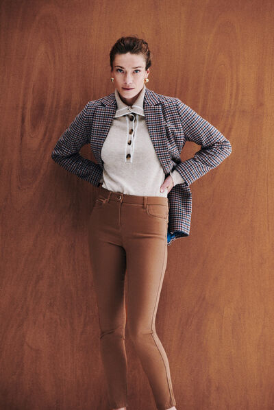 Pantalón Tony B cámel mujer