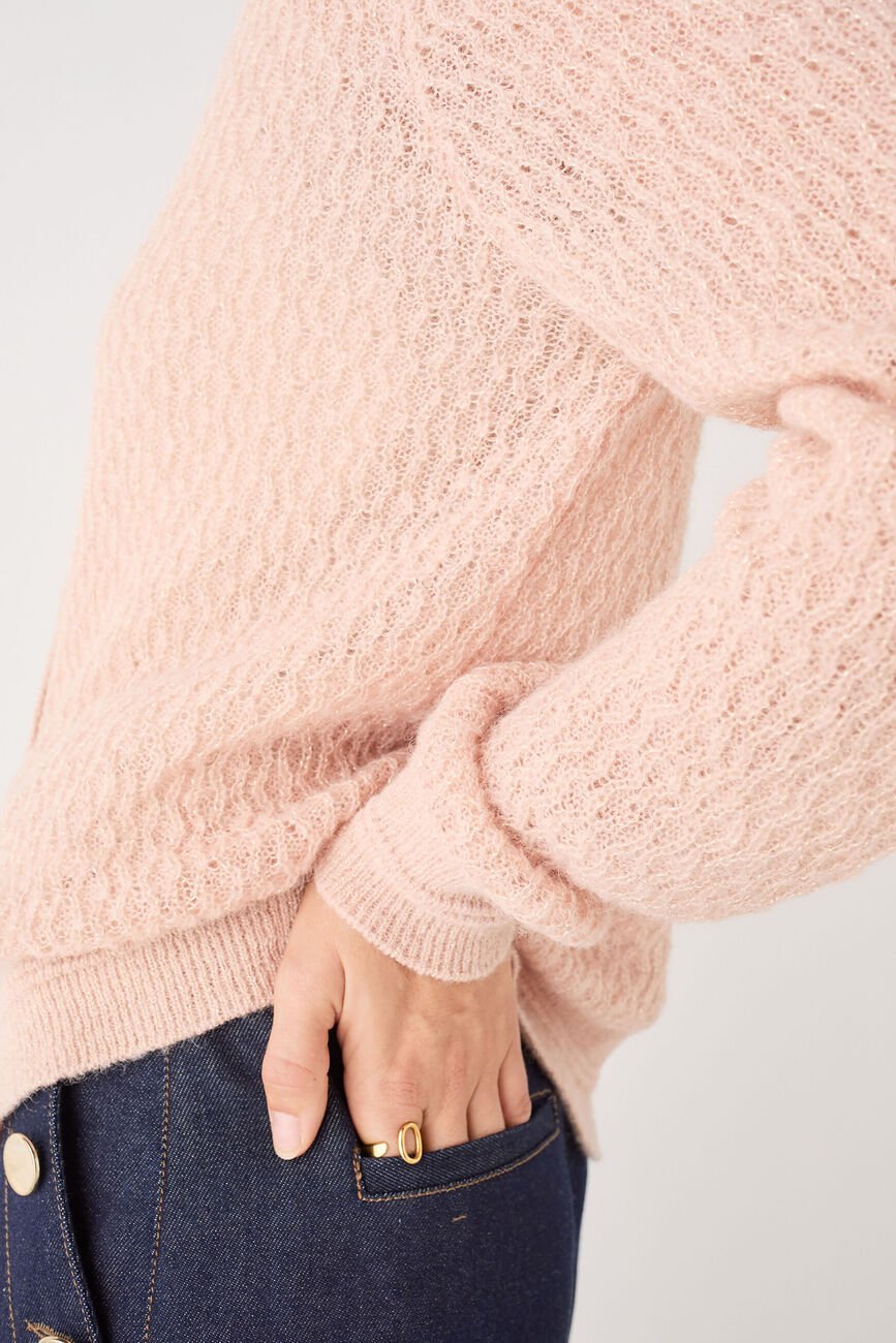 Gilet Mjade rose saumon femme