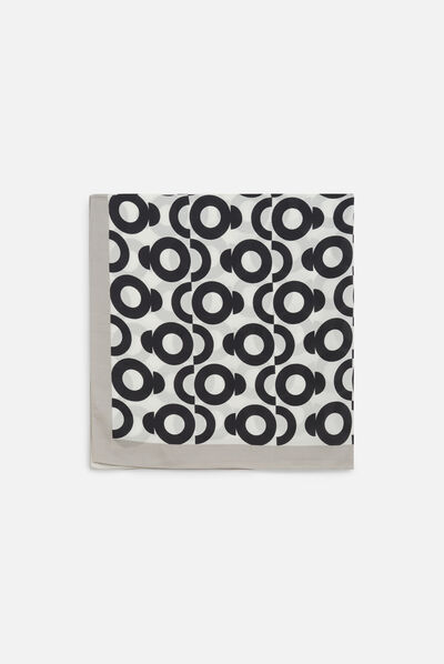 Foulard swing gris clair femme