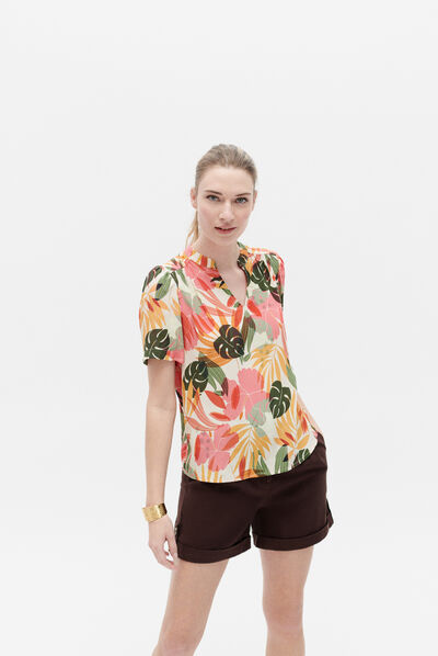 blusa sun rosa corallo donna