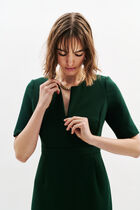 Rmina dress dark green woman