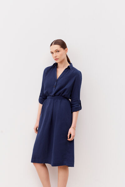robe betina bleu femme