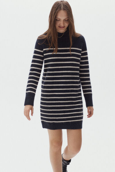 robe lara bleu marine femme