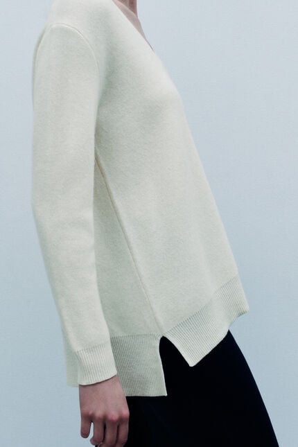 Pull Mleopold made in Italy ivoire femme