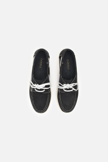 Chaussures Arti en cuir naturel bleu marine femme