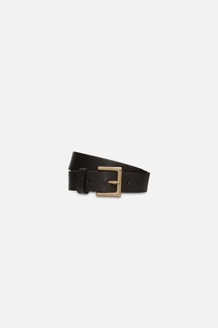 Gürtel Fara aus Spaltleder marron foncé damen