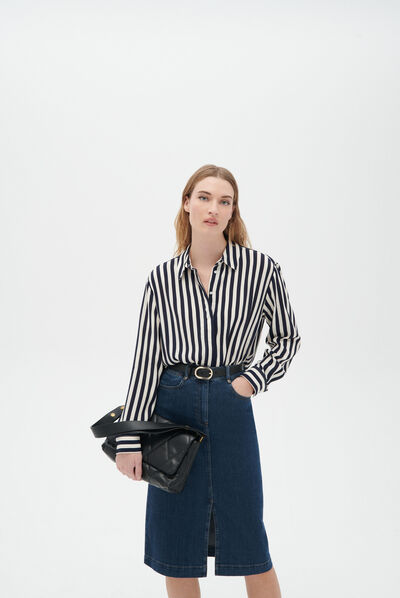 Jupe jluciana denim stone femme