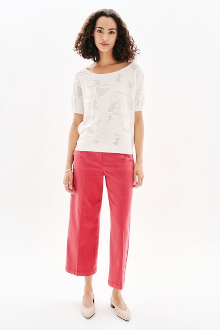 Pull Mialie blanc femme