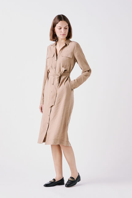 Kleid ralyson sandfarben damen