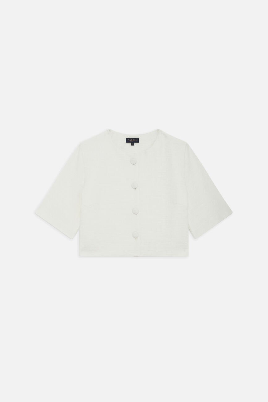 Cmilly blouse ecru vrouw