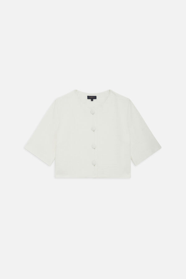 Chemisier Cmilly ecru femme