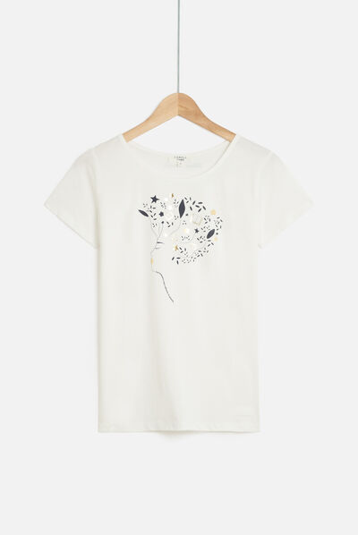 tshirt toutes a l'ecole blanc femme