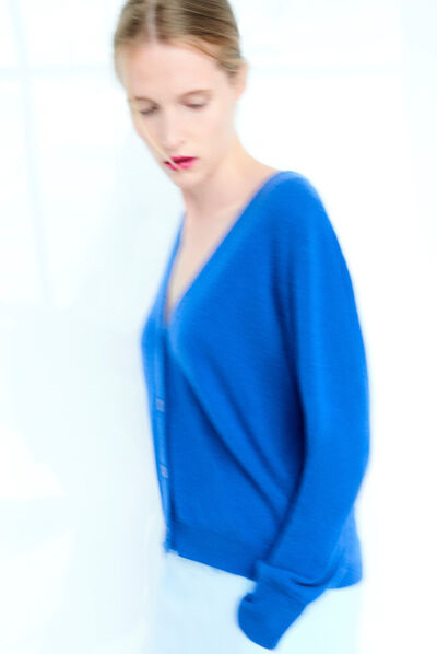 Vest Megane electrisch blauw vrouw