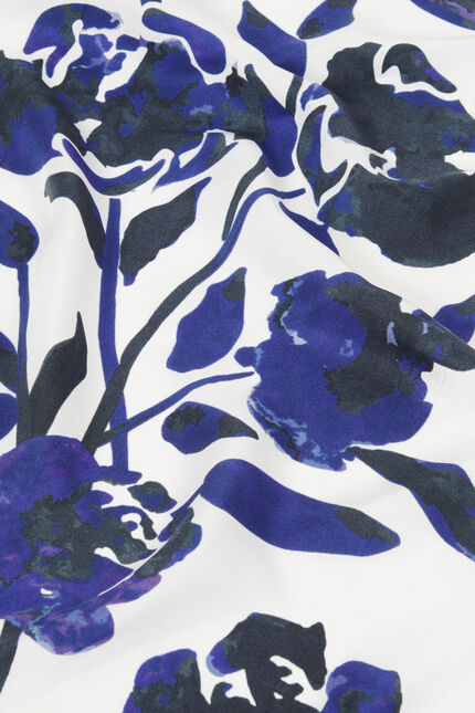 Foulard Laetitia 100% soie noir femme