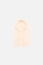 Cagoule Baclava light grey woman