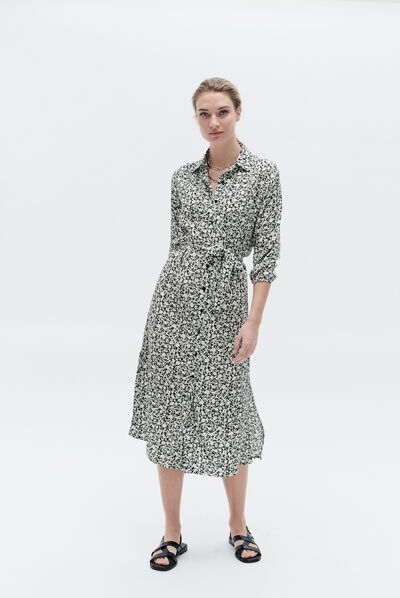 robe tonia ivoire femme