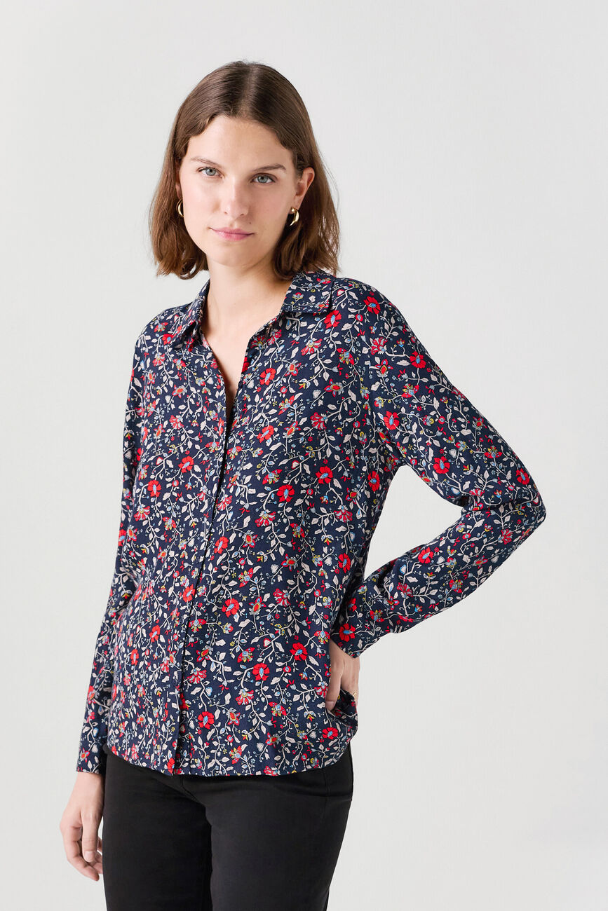 Cdanya shirt navy blue woman