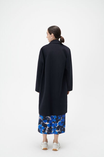 Manteau gaenora bleu marine femme